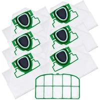 PRIMEBAG Staubsaugerbeutel mit Filter für Vorwerk Kobold VK 200 kompatibel