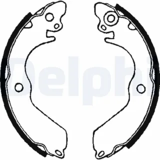Delphi Bremsbacken hinten Mitsubishi Colt Lancer Proton Gen Persona Satria