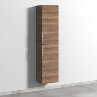 Sanipa 3way Hochschrank mit 2 Türen, Eiche-Tabak UM09550