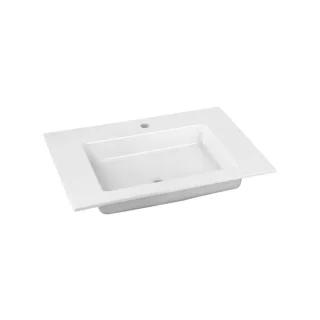Keuco Royal 60 Keramik-Waschtisch 32140310701 70,5x53,8cm, weiß, mit Hahnloch und Überlaufsystem Clou
