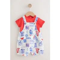 Next Body & Hose Jersey-Latzhose und Bodysuit für Babys im Set (2-tlg)