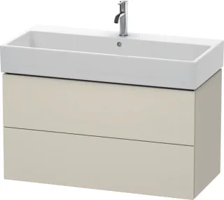 Duravit L-Cube Waschtischunterbau wandhängend Taupe Matt 984x459x544 mm - LC627809191 LC627809191