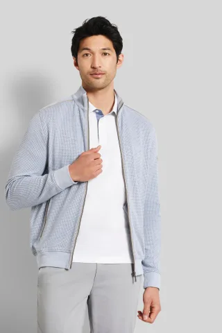 Bugatti Herren Sweatshirt mit Stehkragen