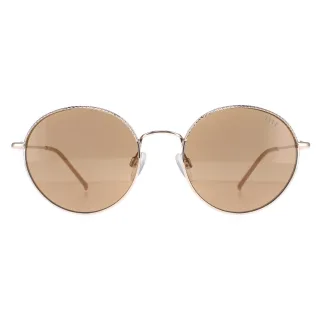 Elle Rund Damen Gold Braun 14908