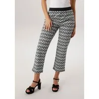 Aniston SELECTED Schlupfhose mit modischer Jacquardmusterung