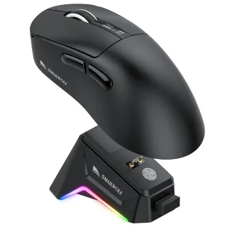 Smailwolf M6 Wireless bluetooth Mouse Tri-mode Gaming PAW3311 Sensor Mice 57g Lightweight Digital Display 1KHz Return Ra