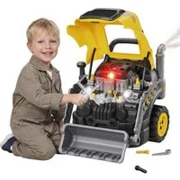AIYAPLAY Spielzeug-Auto Mechaniker-Werkstattset mit Nebelfunktion, (Set, 1-tlg., Motor-Spielzeugset), Nebel, Licht & Sound, 63 Teile