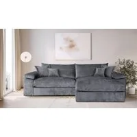 OTTO home Ecksofa Soft&Cosy XXL L-Form, B: 303 cm - OTTO. Verlässliche Qualität., Mega-Sofa, Cord oder Chenille-Struktur, mit Federkern & 4 Zierkissen