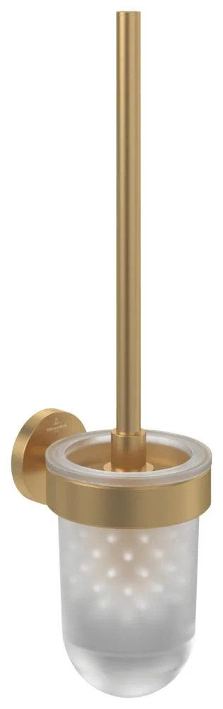 Villeroy & Boch Toilettenbürstengarnitur Elements - Tender 94x118x353mm Brushed Gold TVA15101600076