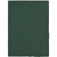 Biberna Spannbettlaken HERMAL Melange Flanell uni, kuschelig weich, Flanell, Gummizug: rundum, (1 Stück), 100% Baumwolle, weich+warm, Matratzenhöhe bis 22 cm, Made in Germany