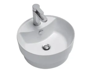 Pelipal Serie 9005 Keramik-Aufsatzbecken BAE007S40001, B:400, H:90, T:400mm BAE007S40001
