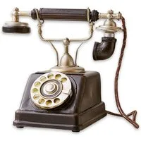 Mirabeau Dekoobjekt Deko-Telefon Upavon schwarz