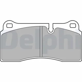 Delphi Bremsbel?ge hinten Audi Q7 R8
