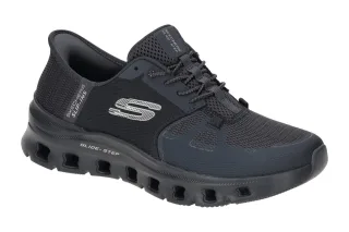Skechers 150420 DKNV Damen Slipper Dark Navy Air Cooled Memory Foam Maschinen...