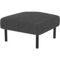 BlingBin Polsterhocker Sitzhocker, Cord-Stoff Hocker mit Metallgestell (Fußhocker, 1 St., 56 × 51 × 39 cm), Vielseitig als Fußbank, Sitzhocker oder Beistelltisch nutzbar