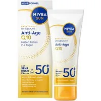 Nivea Sun Anti-Aging-Creme UV Gesicht Q10 Anti Age Creme LSF 50+ 40ml, 1-tlg., patentierte UV-Technologie