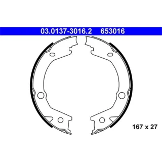 ATE Bremsbackensatz hinten Hyundai Tucson Kia Sportage 2,0