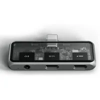 Satechi USB-C PD Mobile XR Hub & 3.5mm Audio space grey Netzwerk-Switch
