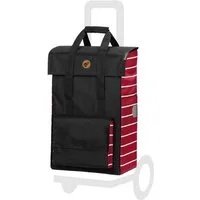 Andersen Einkaufstrolley Tasche Jella rot, wasserabweisend
