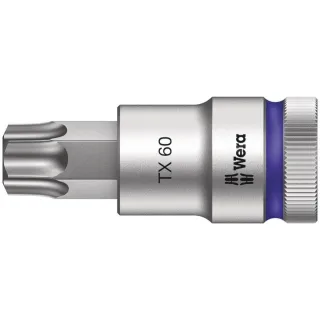 Wera 8767 C HF TORX Zyklop Bitnuss mit 1/2"-Antrieb mit Haltefunktion Violett - 05003838001