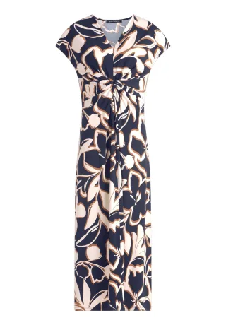 Betty Barclay - Midikleid dark blue/brown - Gr. - 38