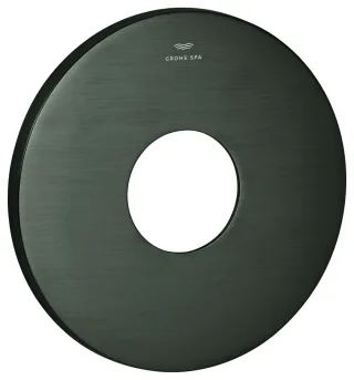 GROHE Rosette 48615 rund für EHM-FMS hard graphite gebürstet, 48615AL0 48615AL0