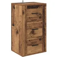 vidaXL Sideboard Sideboard Altholz 40 x 33 x 70 cm Holzwerkstoff (1 St)