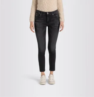 MAC - MAC JEANS - MEL, Light authentic denim grau - Gr. - 34/28