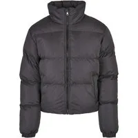 URBAN CLASSICS Winterjacke Urban Classics Damen Ladies Short Peached Puffer Jacket (1-St)