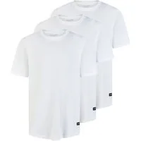 Jack & Jones T-Shirt Herren Basicshirt JJENOA 3er Pack Regular Fit (Vorteilspack, 3-tlg) Kurzarm Tee Shirt mit Rundhalsausschnitt aus 100% Baumwolle