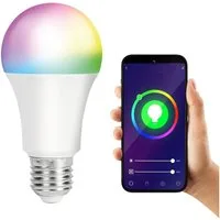 XCOAST LED-Leuchtmittel SMARTE E27 60W Lampe, 800 Lumen, E27, 1 St., Warmweiß, Kaltweiß, Bunt, 2700-6500K, SMART HOME LED Lampe, Glühbirne, WLAN, Sprach-/Appsteuerung, dimmbar