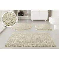 OTTO home Badematte Torrni, Höhe 22 mm, rutschhemmend beschichtet, schnell trocknend, fußbodenheizungsgeeignet, Polyester, rund, Badteppich, getuftet, modern, Uni, antirutsch, flauschig, hochflor