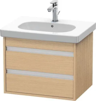 Duravit Ketho Waschtischunterbau wandhängend Natur Eiche Matt 600x455x480 mm - KT665003030 KT665003030