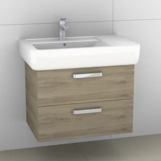 Artiqua 413 Waschtischunterschrank für Renova Plan 122180 Sanremo Eiche quer NB, 413-WU2L-K19-7144-4 413-WU2L-K19-7144-428
