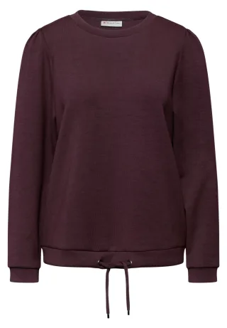 Street One - Silk-Look Shirt jazz berry - Gr. - 38