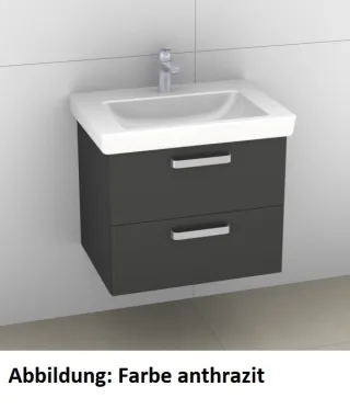 Artiqua 414 Waschtischunterschrank für Subway 2.0 7113FB Eiche Ribbeck quer NB, 414-WU2L-V66-7187-44 414-WU2L-V66-7187-444