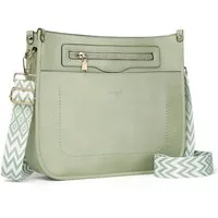 TAN.TOMI Umhängetasche Damen Handtasche mittelgroß Crossbody Bag multi pochette tasche, Damenhandtasche mit Verstellbar Breitem Schultergurt