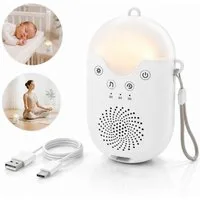 ibettertec White Noise Machine Durchschlafhilfe für Babys & Erwachsene Einschlaf Bluetooth-Kopfhörer (Kinderwagen Zubehör, Baby Erstausstattung, Geschenk für Eltern)