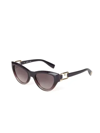 Furla Sonnenbrille Glänzender Farbverlauf Lila