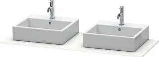 Duravit XSquare Konsole Weiß Supermatt 1400x550x16 mm - XS063GB8484 XS063GB8484