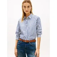 Tommy Hilfiger Langarmbluse ESS POPLIN EASY FIT SHIRT Baumwolle