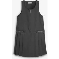 Next Latzkleid Schul-Latzkleid mit Stickerei und Reißverschluss (1-tlg)