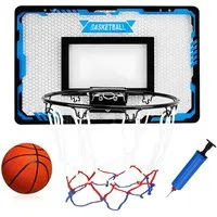 AIMAX Basketballkorb Mini Basketballkorb kinder Indoor fürs Zimmer, mit Bälle und Pumpe (Spielzeug Basketballkörbe mit bruchsicherer Rückwand, Break-Away-Ring, 1-St., Geschenke für 4-12 jährige Jungen und Mädchen), Der langlebige Türkorb für Homeoffi