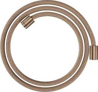 Hansgrohe Textilbrauseschlauch Axor 1600mm mit zylindrischen Muttern, brushed red gold, 28261310 28261310