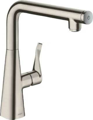 Hansgrohe Spültischmischer Metris Select 260 Schwenkauslauf edelstahl-optik, 14847800 14847800