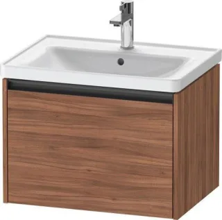 Duravit Ketho.2 Waschtischunterbau wandhängend Nussbaum Matt 634x455x440 mm - K25082079790000 K25082079790000