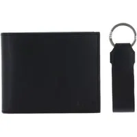 BOSS Geldbörse Gift Set Trifold Wallet / Keyring (Set, 2-tlg), aus echtem Rindsleder