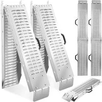 tectake Auffahrrampe Björn (Set, 2x Verladerampe), 2er Set