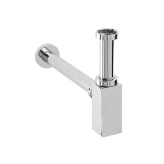 Herzbach Geruchsverschluss 11.486000.1.01 1 1/4", Tauchrohr höhenverstellbar, chrom
