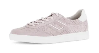 Gabor Sneaker "DAVOS", Freizeitschuh, Halbschuh, Schnürschuh mit Lochmuster, Weite H